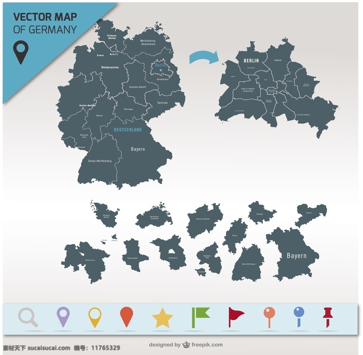 德国 地图 点 背景 旅游 模板 图形 布局 平面设计 插图 设计元素 符号 国家 元素 图像 背景设计 白色