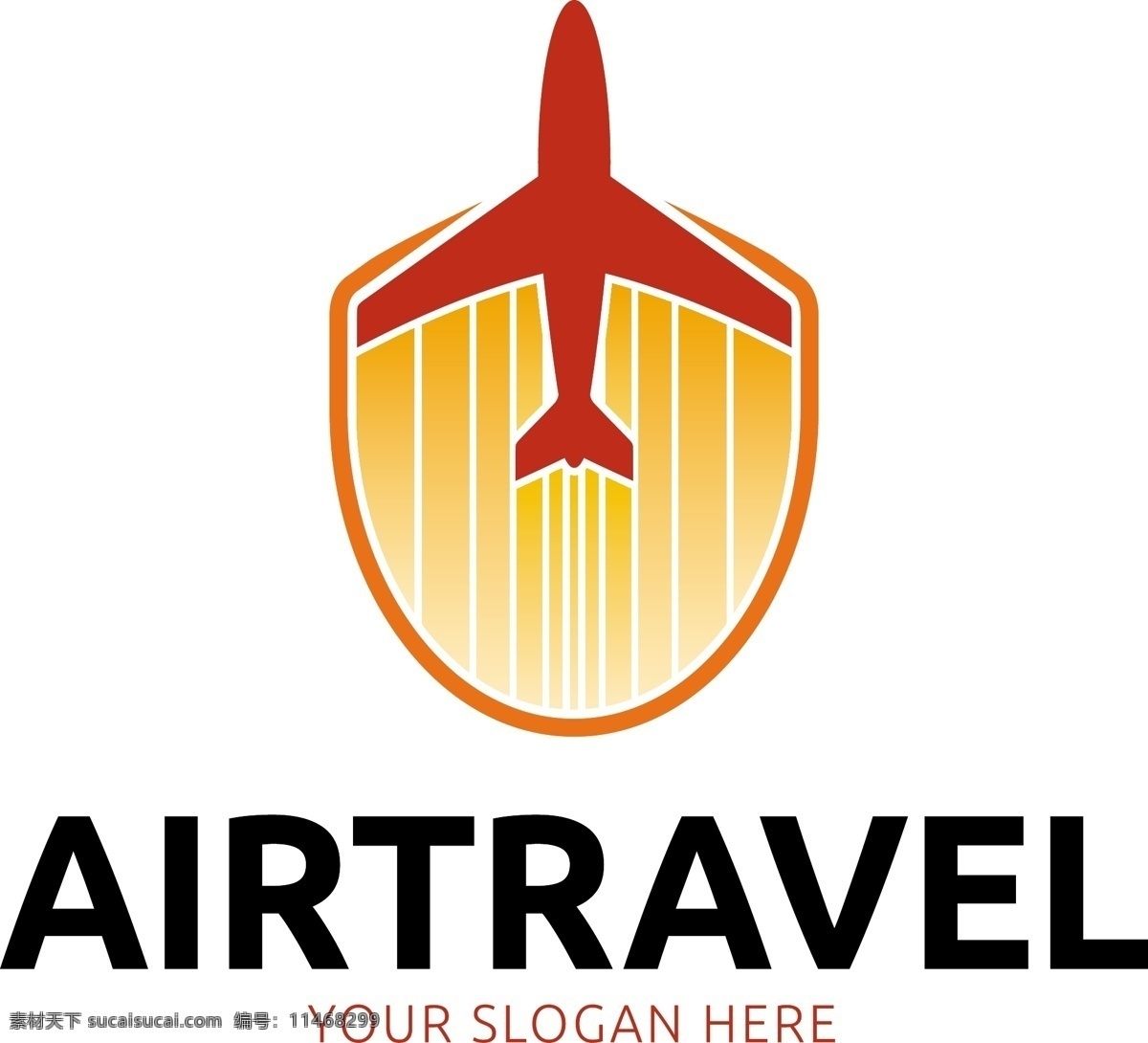 飞机 logo 起飞 上升 竞速 红色飞机 盾牌 标志图标 企业 标志