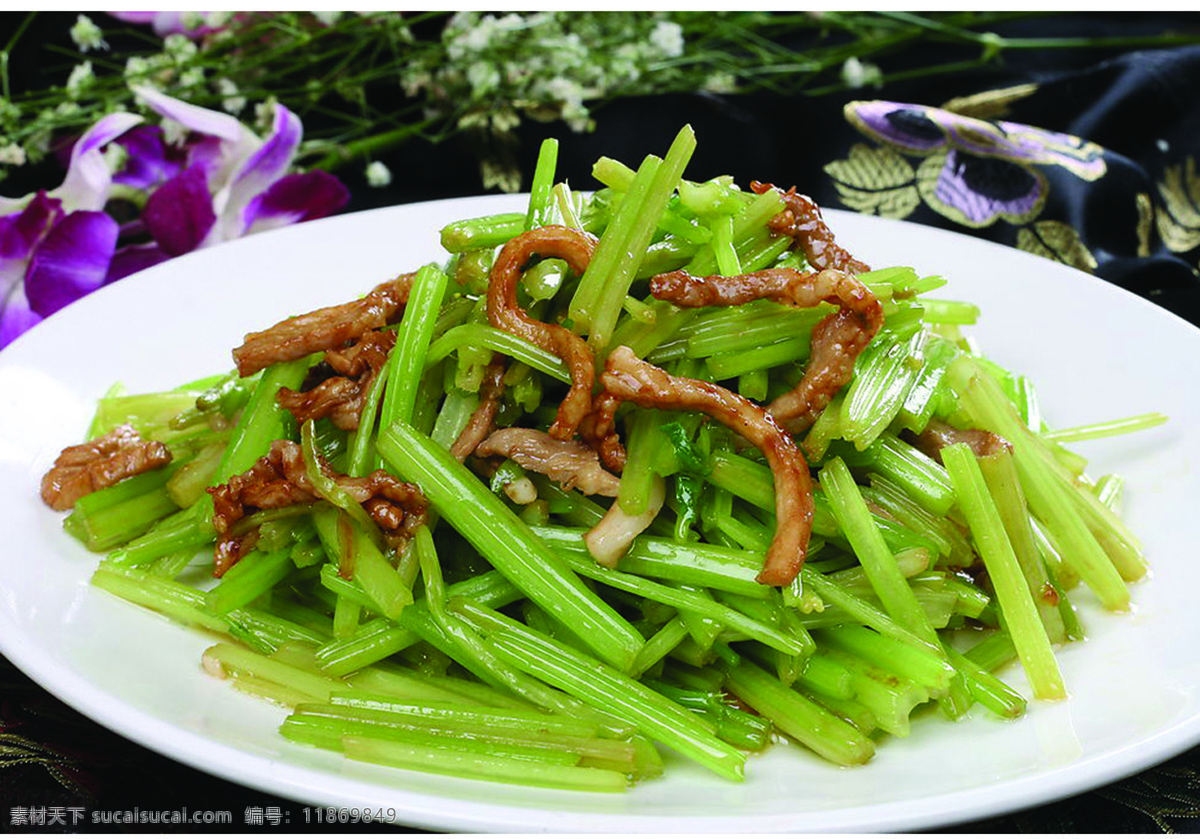 小芹菜炒羊肉 芹菜炒肉 肉炒芹菜 芹菜肉 炒芹菜 菜品图 餐饮美食 传统美食