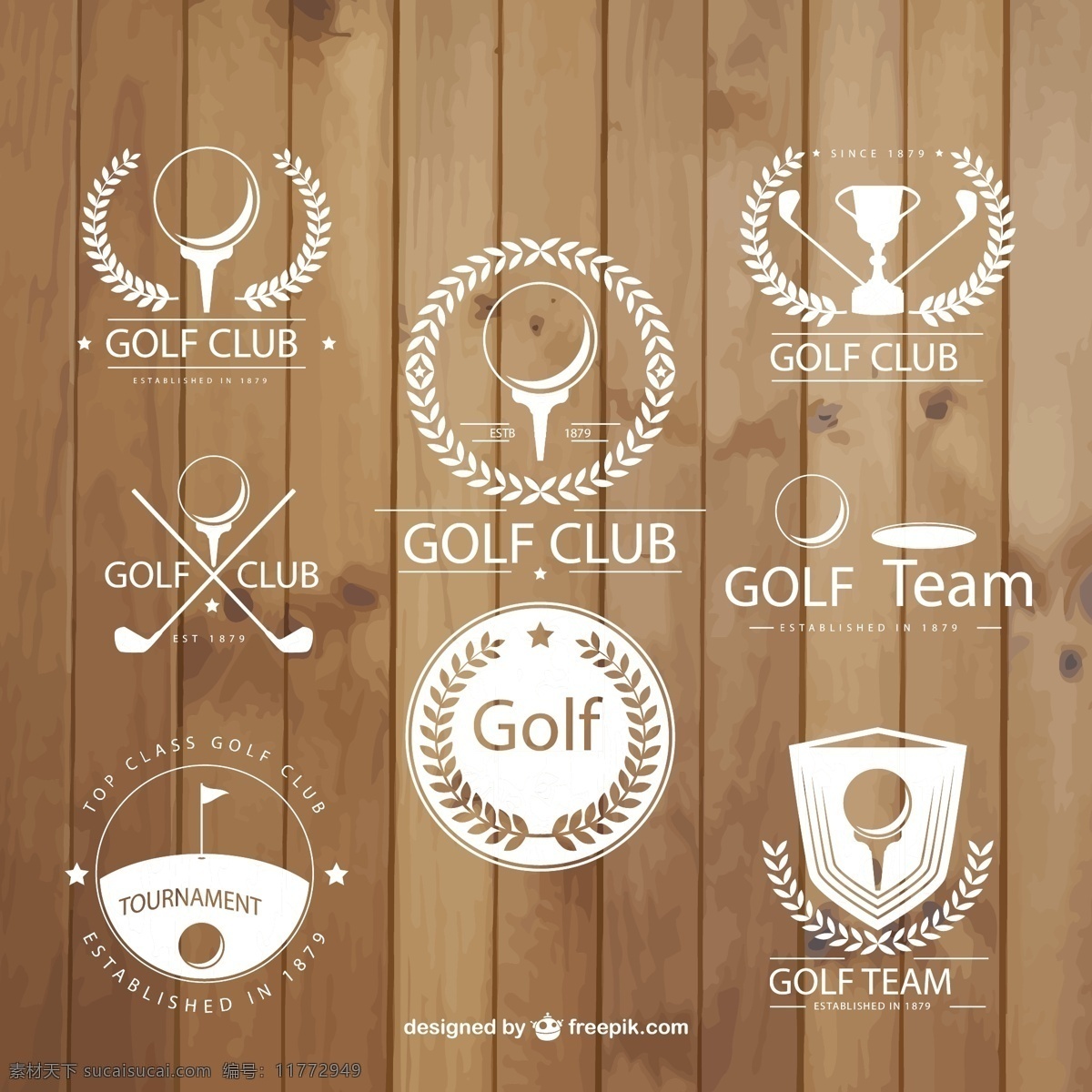 高尔夫 邀请赛 徽章 标志 葡萄酒 标签 复古 运动 商标 俱乐部 徽标 图标 高清 源文件