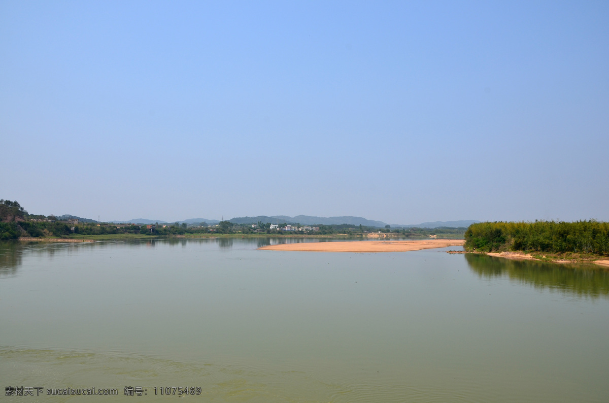 江景 东江 江水 江滩 沙滩 山水风景 自然景观