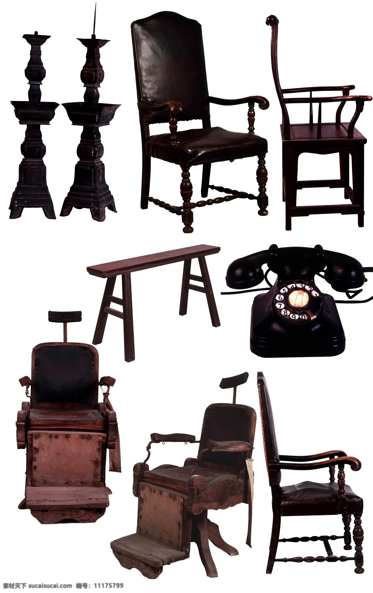 方凳 靠椅 欧式靠椅 摇篮 年代 化妆盒 茶具 陶瓷 台灯 古代币 仿古家具 分层 源文件