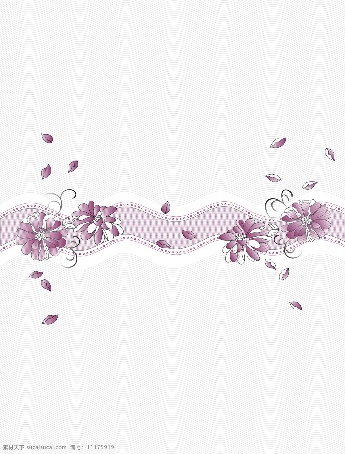 紫色弯曲花 紫色 弯曲花 花瓣 弯曲 形状 移门图片 移门图案