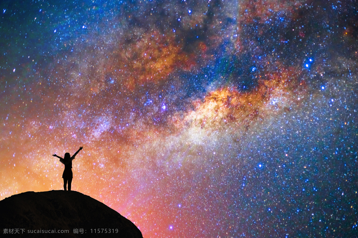 星空背景 星空 星星 夜空 宇宙 太空 天文 星系 黑洞 天空 星云 星球 唯美 背景 海报 宣传册 宣传画 插图 插画 满天繁星 卡通 动画 日系 久石让 宫崎骏