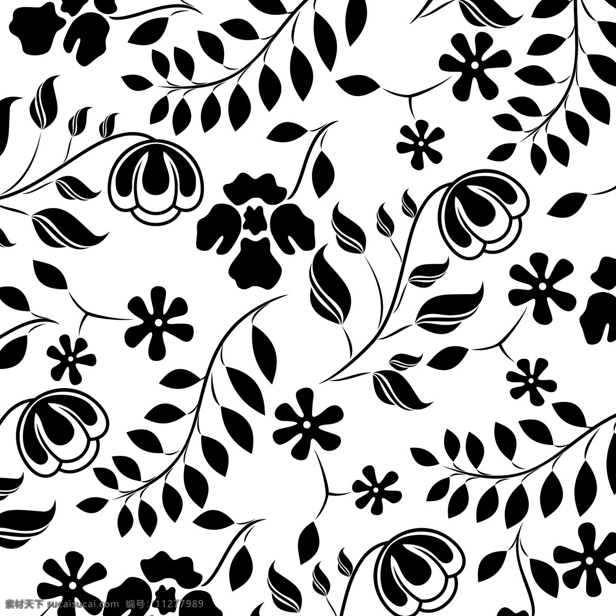 图案 花纹 植物 纹样 底纹边框 花边花纹