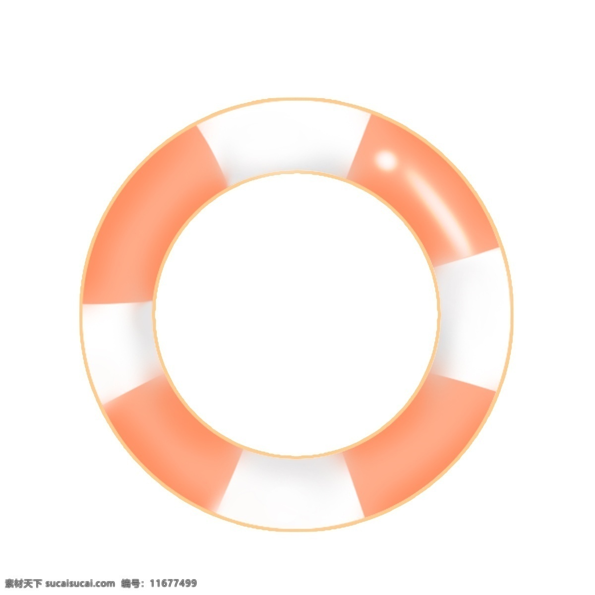 橘 色 简单 游泳 圈 橘色 游泳圈 白色 夏日