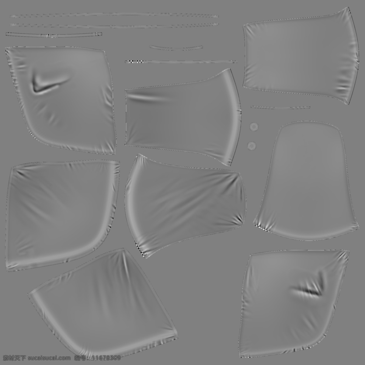 皮质 休闲椅 黑色 家具 模型 椅子 3d模型素材 家具模型