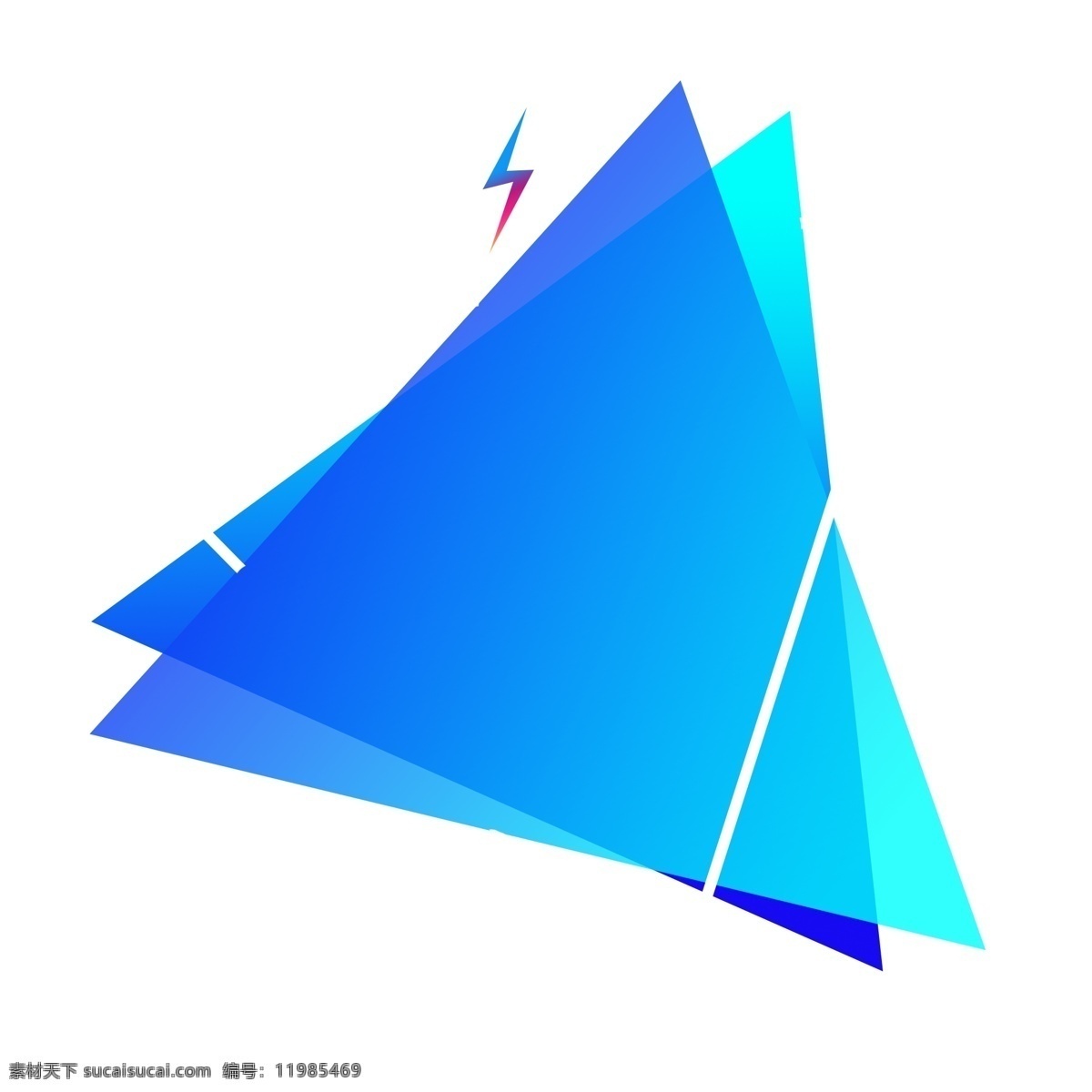 蓝色 重叠 三角形 渐变 纹理 边框 商用 浅蓝色 可商用 简约 形状 装饰