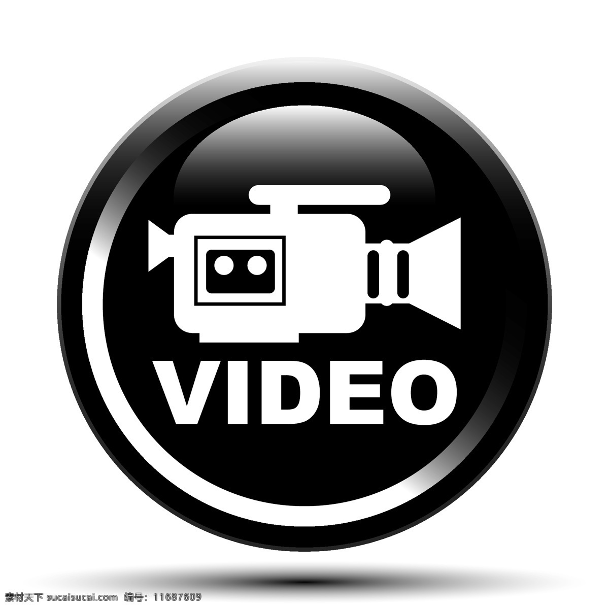 logo 标签 标识标志图标 标志 监控 摄像 摄像机 视频 图标 监控器 矢量 模板下载 video 小图标 psd源文件