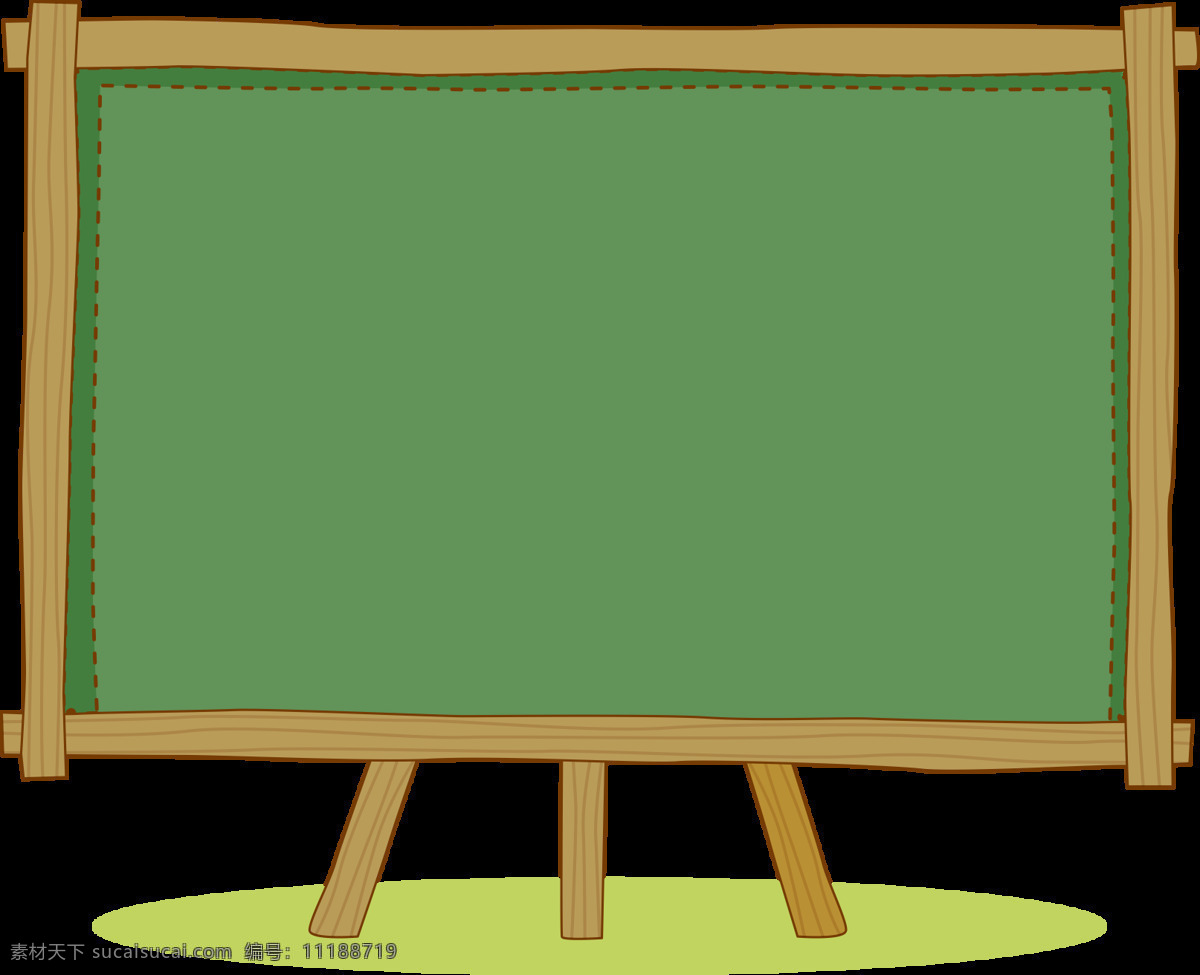 卡通 绿色 写字板 元素 png元素 儿童 免抠元素 识字 透明素材 学习