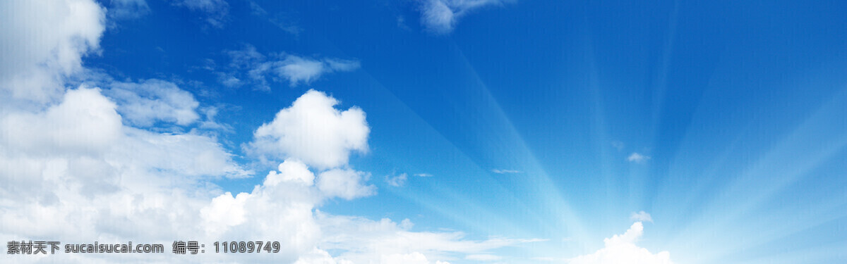 清新 白色 云朵 天空 banner 背景 蓝色天空 白色云朵 景 色