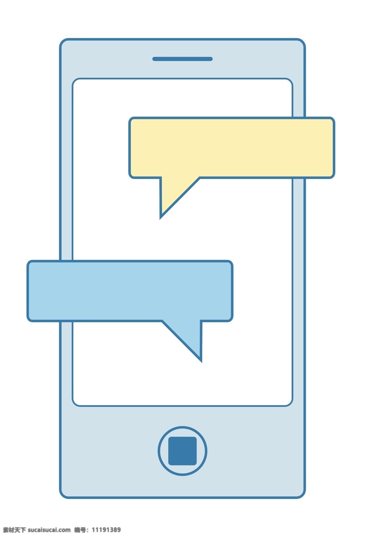 蓝色 手机 扁平 卡通图标 对话框 手机销售 矢量图 扁平化 蓝色手机 平板 icon 手机营销