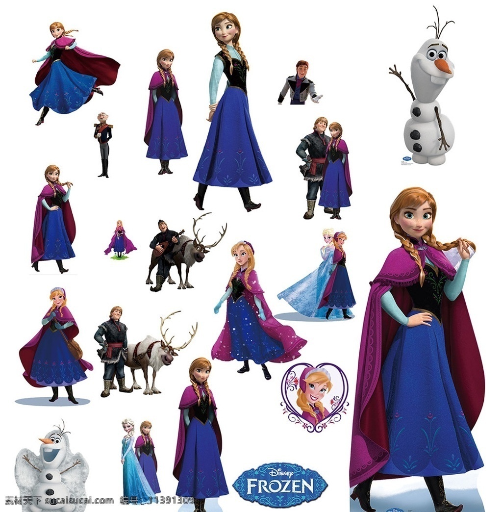 安娜 frozen 冰雪奇缘 冰雪女王 迪士尼 anna 人物 动漫人物 动漫动画