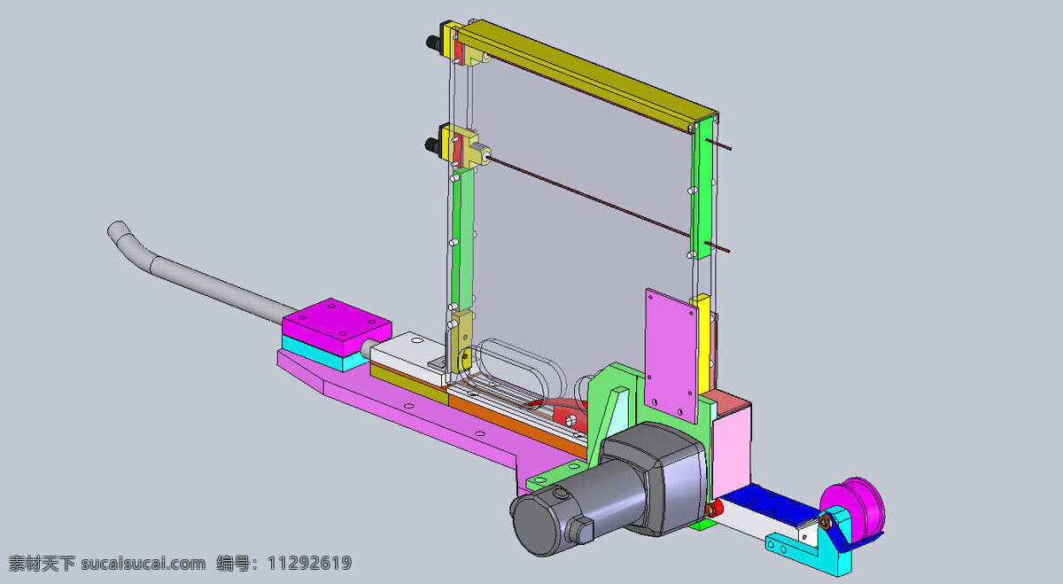 楔形 预 组装 机器 模具 发明家 catia autocad solidworks 夹具 3d模型素材 其他3d模型