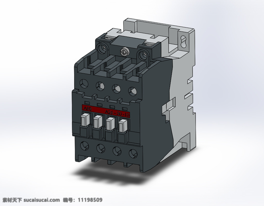 abb 接触器 a26 3d模型素材 其他3d模型