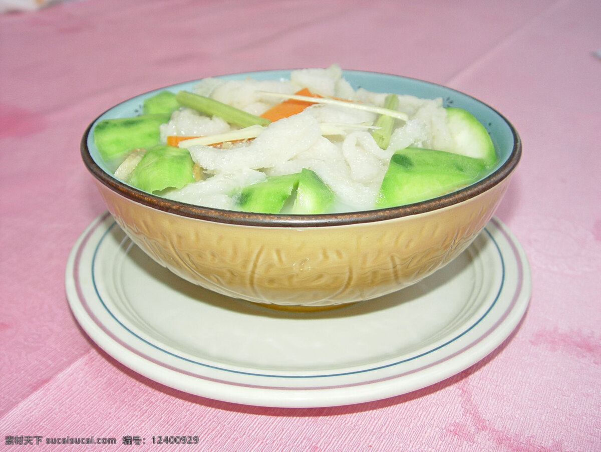 餐饮美食 广东菜 美食 摄影图库 小炒 粤菜 中国菜 竹笙浸胜瓜 竹笙 浸胜瓜 胜瓜 菜 高清美食图 矢量图 日常生活