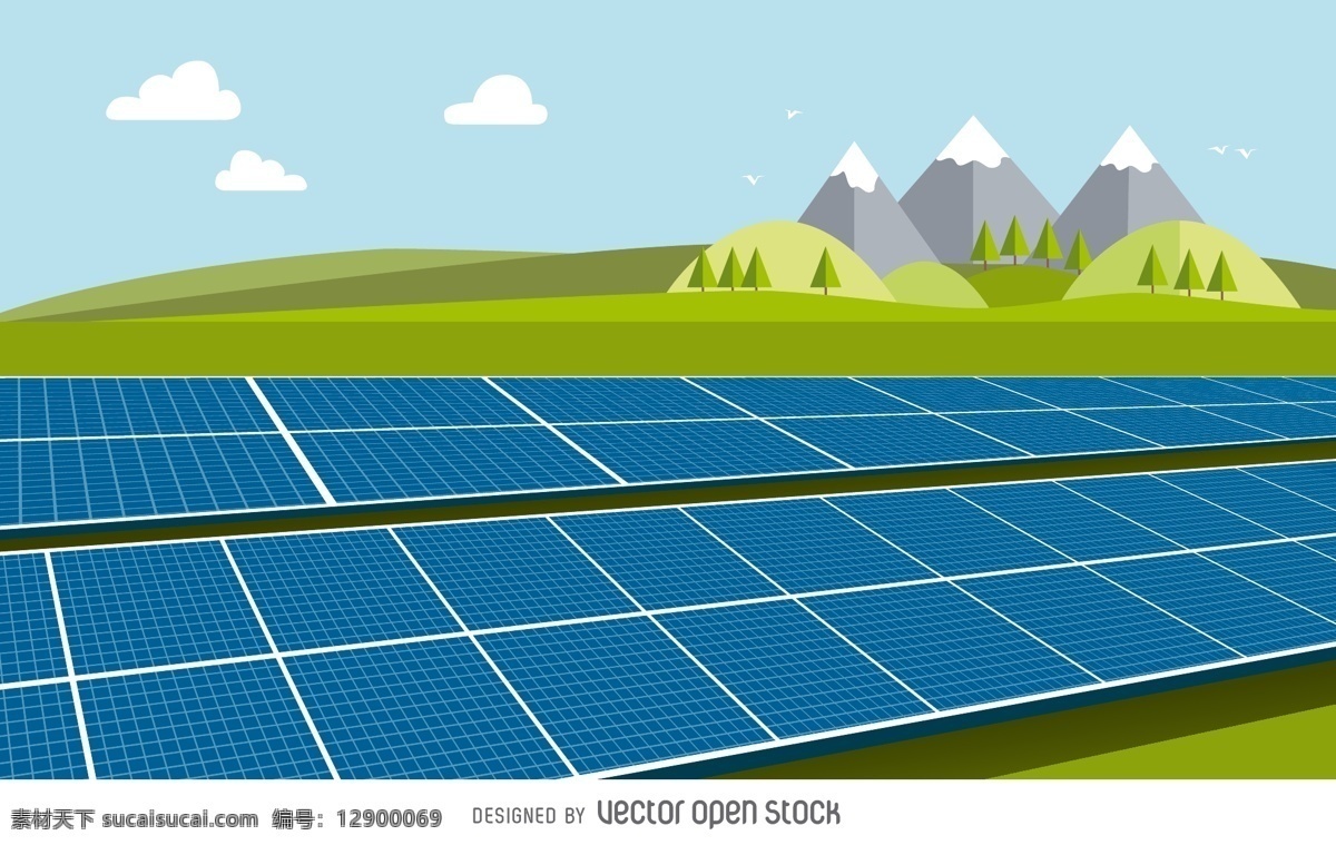 太阳能面板图 背景壁纸 概念和想法 假期及季节性 技术