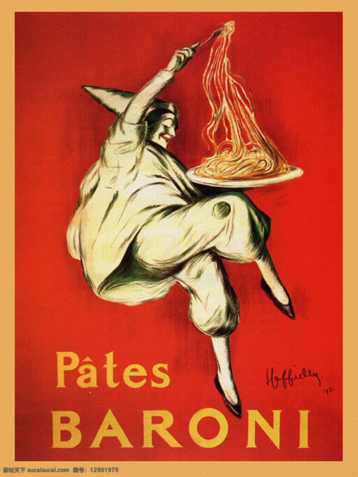 餐饮 广告 绘画书法 拉面 欧美 文化 文化艺术 佩茨巴尼 海报 早期 艺术品 印刷品 装饰 装饰画 老 食品 企业文化海报