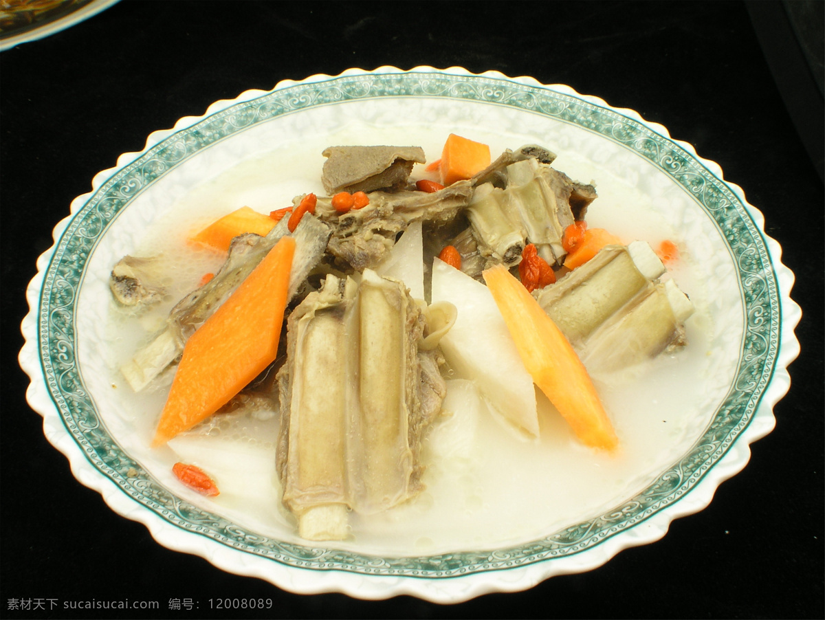 碗萝卜炖羊排 美食 传统美食 餐饮美食 高清菜谱用图