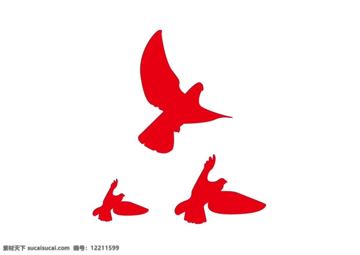和平鸽图片 鸽子 和平鸽 矢量鸽子 鸽子素材 红色鸽子 鸽子剪影 剪影 素材图