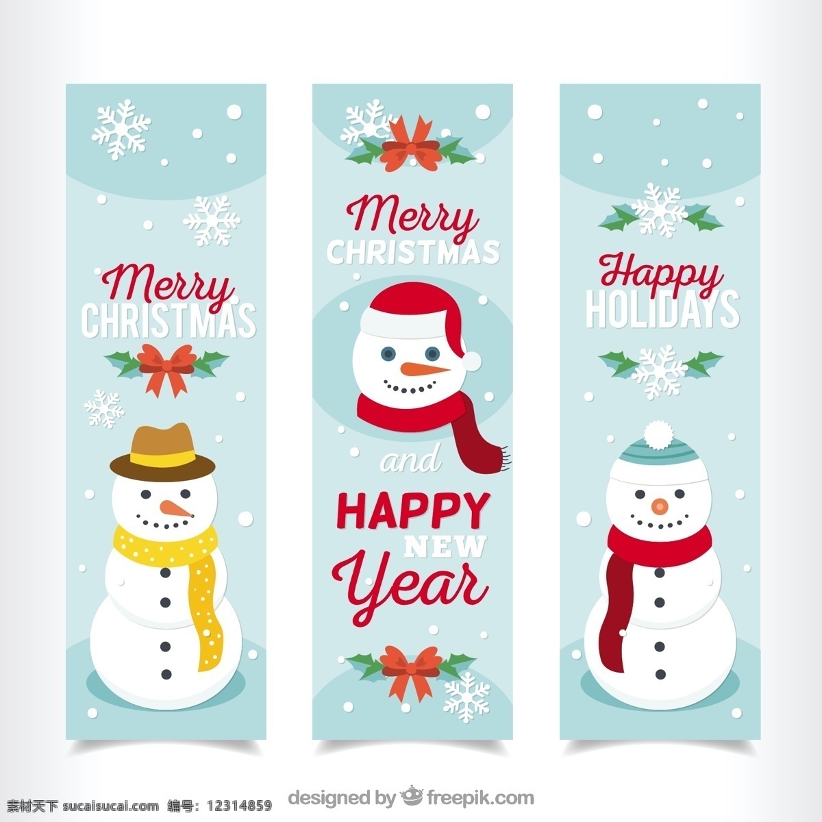 圣诞快乐 横幅 雪人 旗帜 圣诞节 下雪了 冬天 快乐 庆祝的节日 堆雪人 节日快乐 季节 节日 十二月 雪 白色
