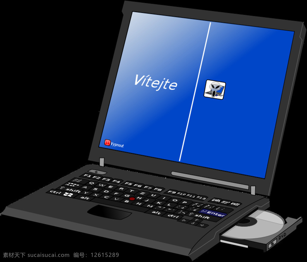 盘 驱动器 笔记本 笔记本电脑 光盘 屏幕 正常开放 数字化 视频光盘 电脑类 插画集