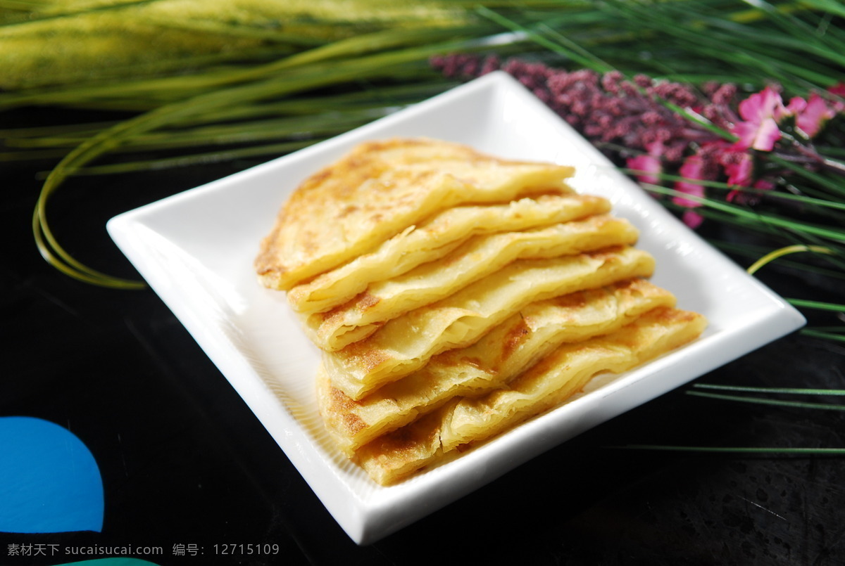 家常油饼 餐饮美食 菜品 美食 传统美食 摄影图