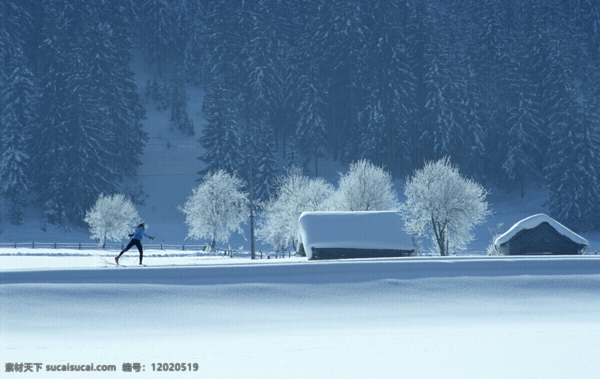 冬天美景 滑雪 瑞士 雪 冬天 雪花 美景 景色 体育运动 生活百科 蓝色