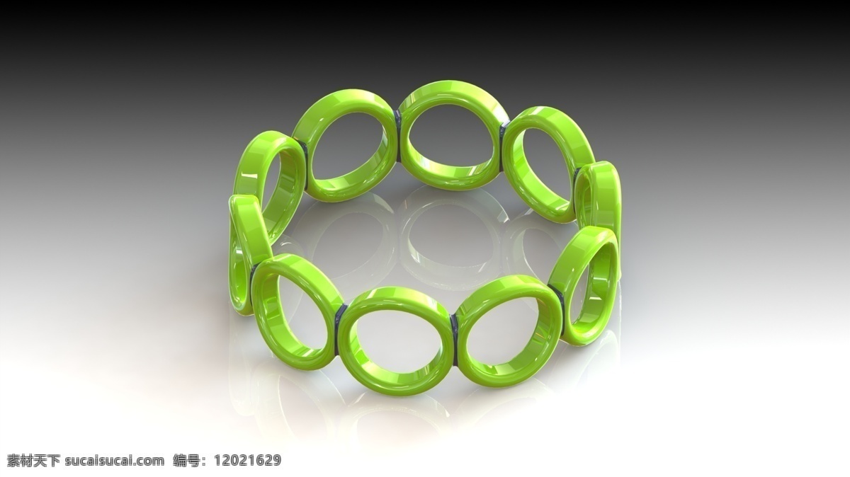 手镯 环 3d 打印 2010 步 戒指 iges solidworks 3d模型素材 室内场景模型