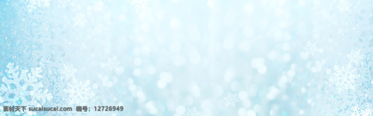 淡 蓝色 雪花 窗外 风景 背景素材 促销 海报 banner 淡蓝色 冬季