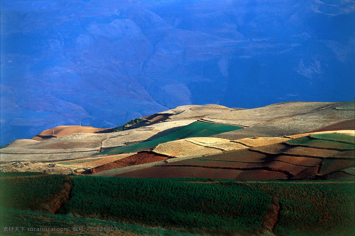安徽 创意 创意图片 风光 风景 风景名胜 黄山 蓝色 皖南 丘陵 绿色 自然景观
