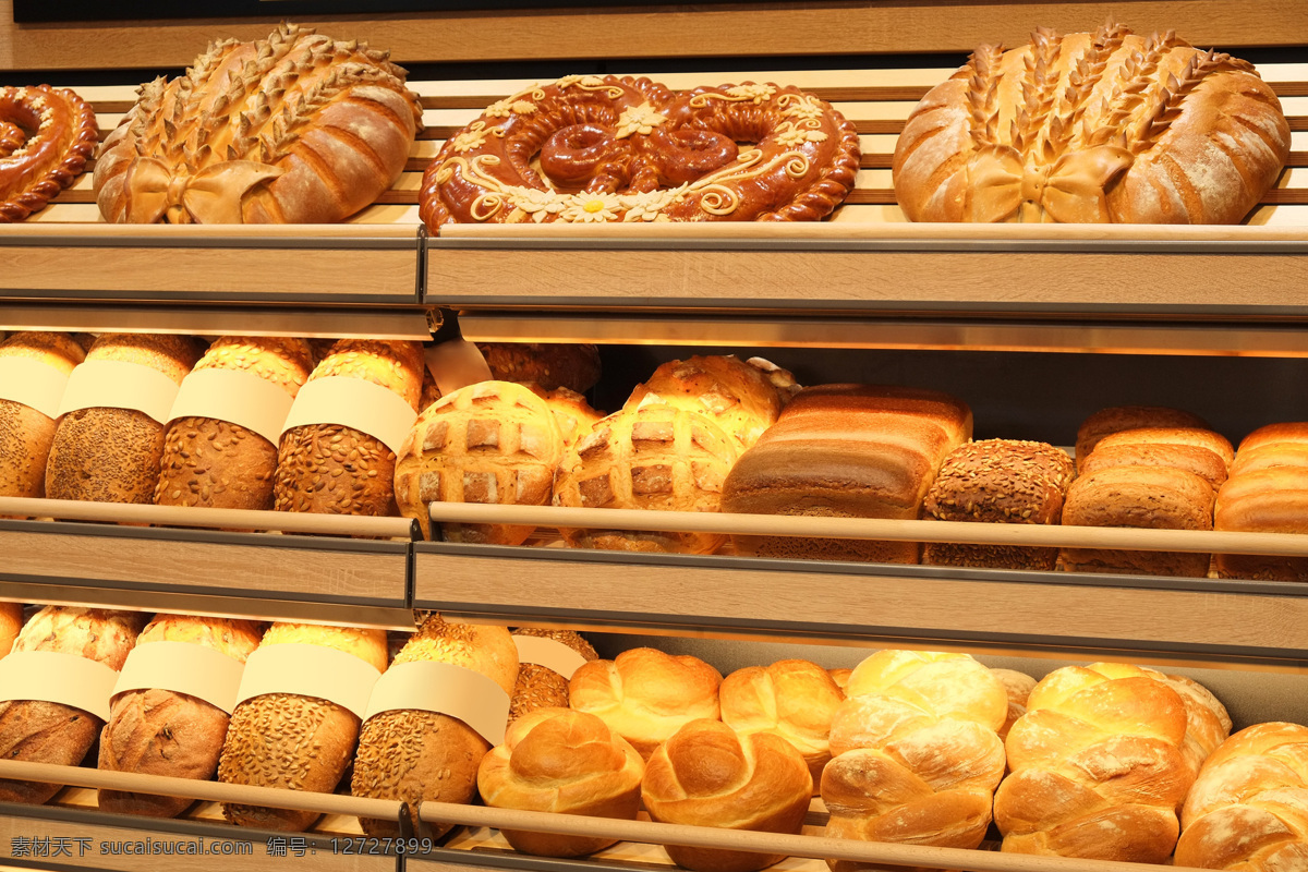 面包 美食 货架 面包美食 面包摄影 食物 外国美食 餐饮美食
