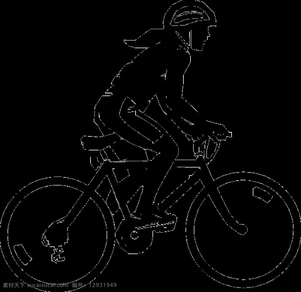 骑 单车 女人 剪影 免 抠 透明 图 层 运动自行车 自行车运动 骑运动自行车 运动自行车画 户外 插画