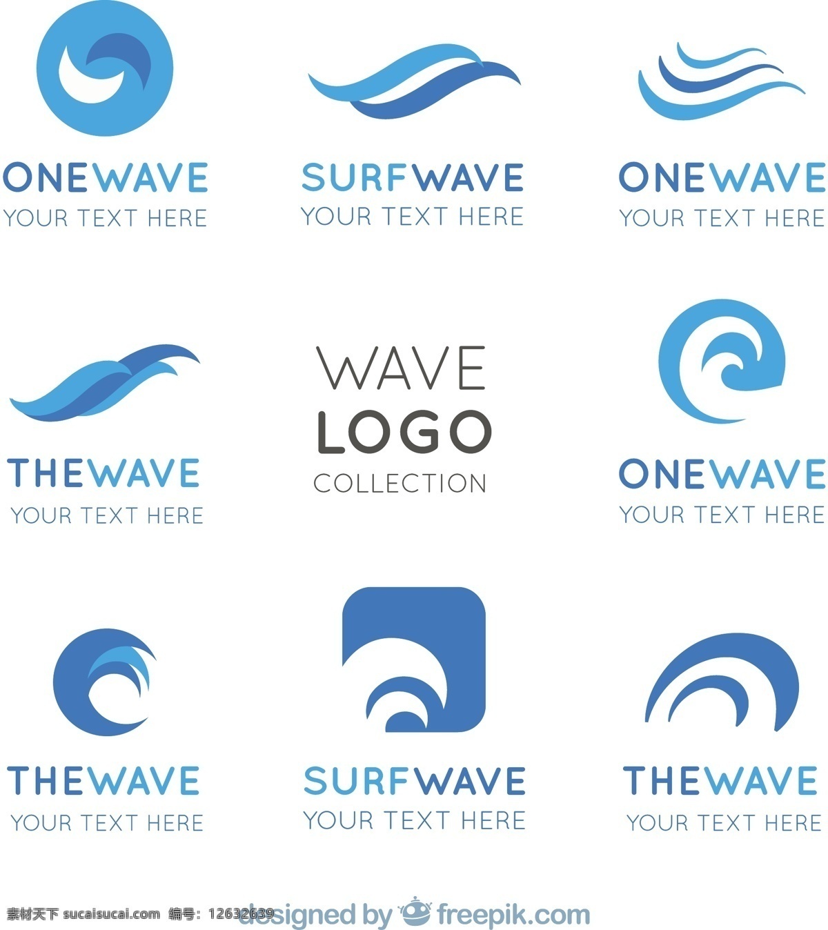 带有 抽象 扁平 波形 标志 商业 水 线 波 自然 标签 颜色 波浪 企业 公司 抽象标识 企业形象 水彩画 品牌 现代