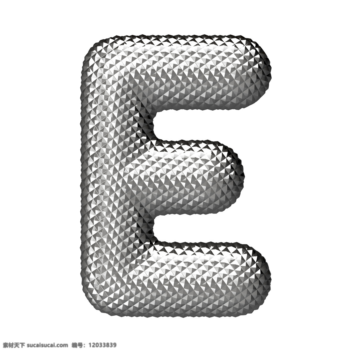 立体 银色 字母 e 立体字母 银色字母 字体设计 书画文字 文化艺术