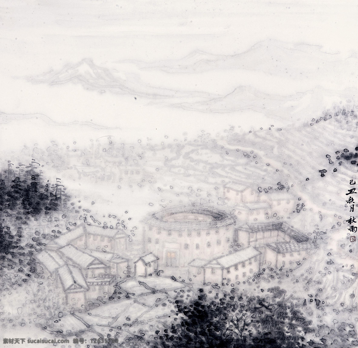 乡村 田园 油画 装饰画 国画 无框画 插画 手绘 素描 底纹背景 彩绘 中国风 抽象 艺术 书画文字 文化艺术