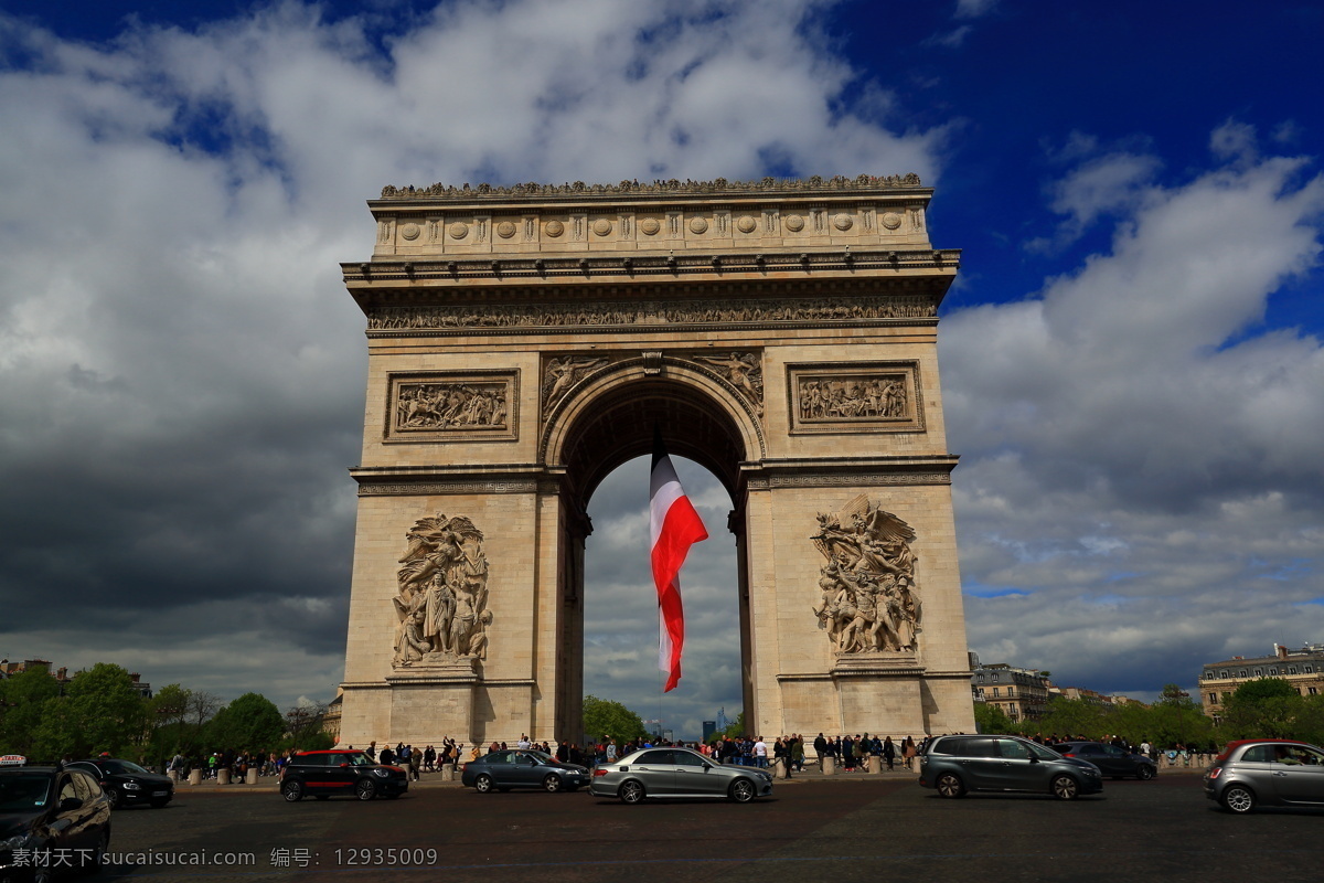 凯旋门 法国 巴黎 旅游摄影 国外旅游 法国巴黎