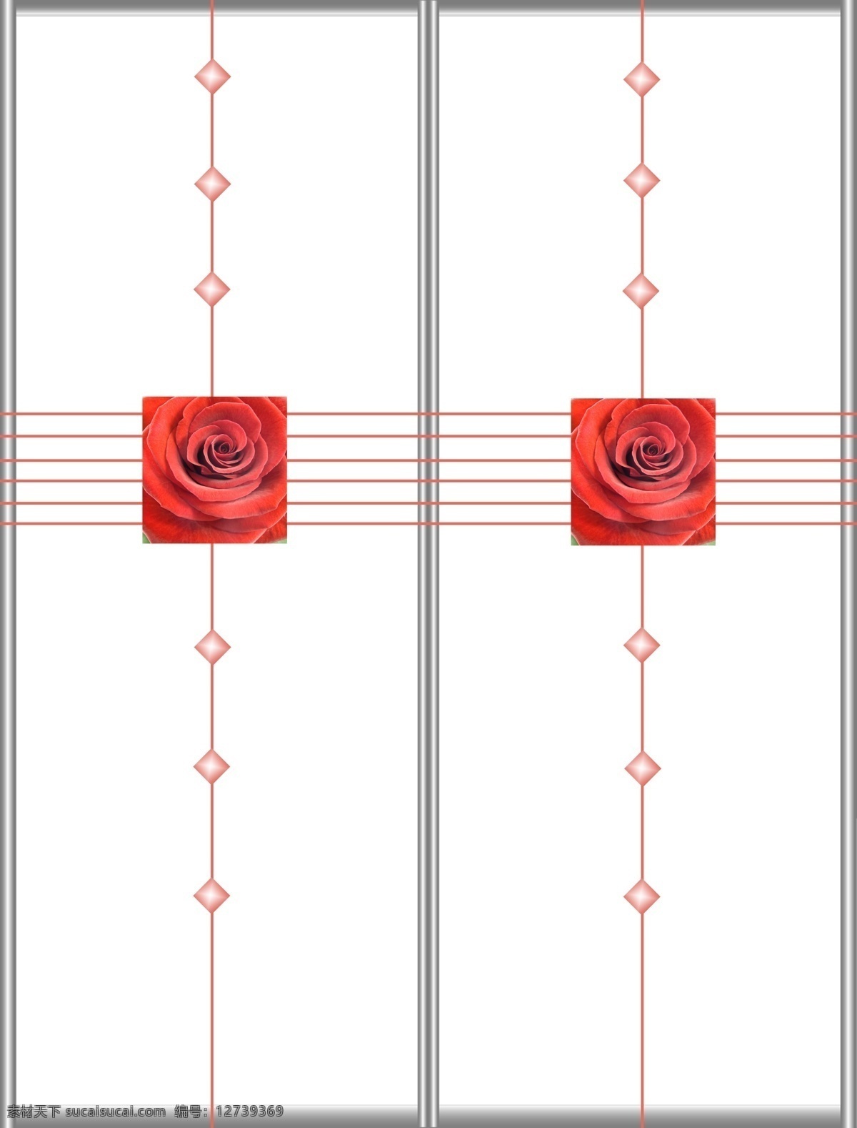 广告设计模板 玫瑰 鲜花 线条 移门 移门图案 源文件 移门素材下载 移门模板下载 移门源文件