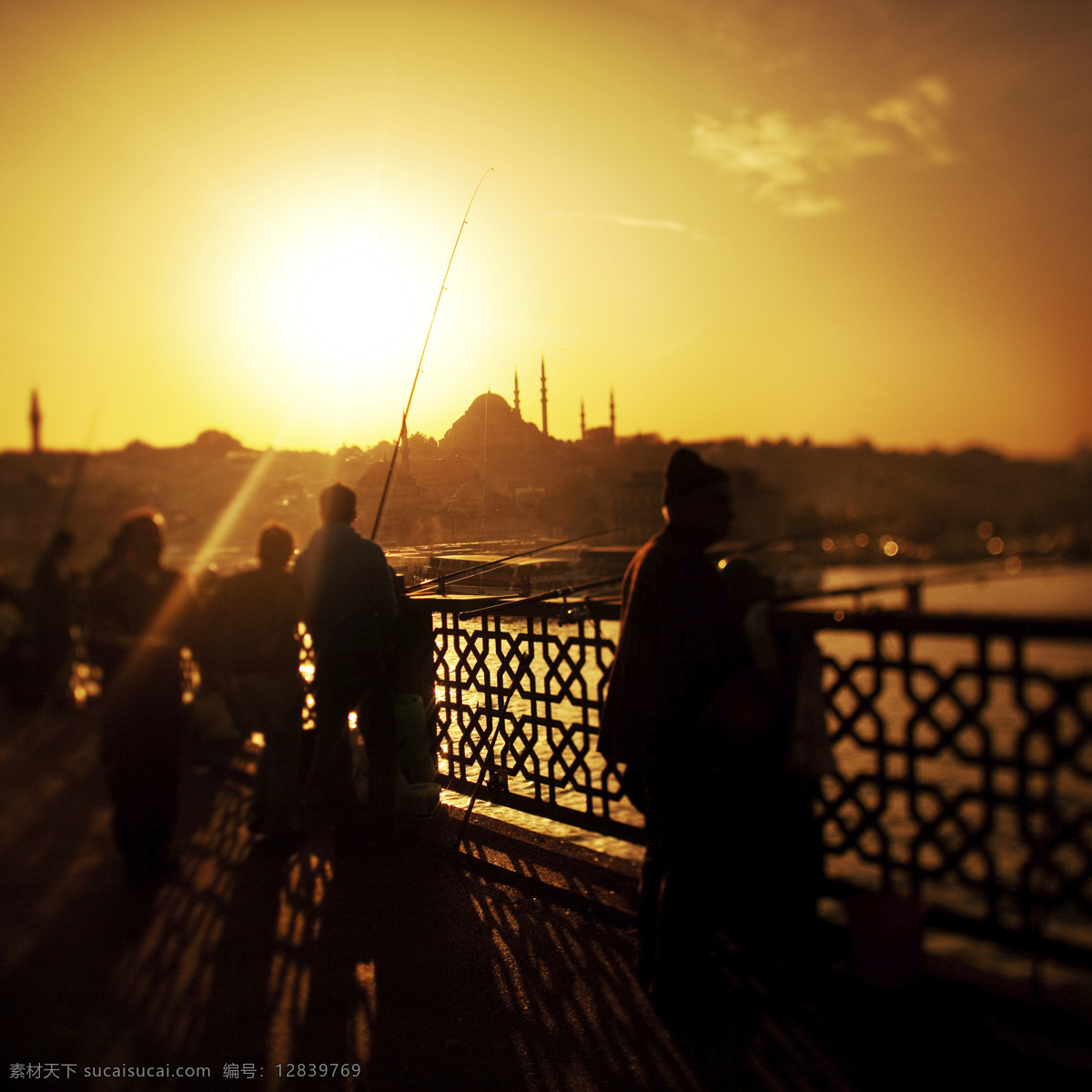 黄昏 时 土耳其 风景 土耳其风景 伊斯坦布尔 黄昏美景 蓝色清真寺 建筑风景 城市风景 美丽风景 其他风光 风景图片