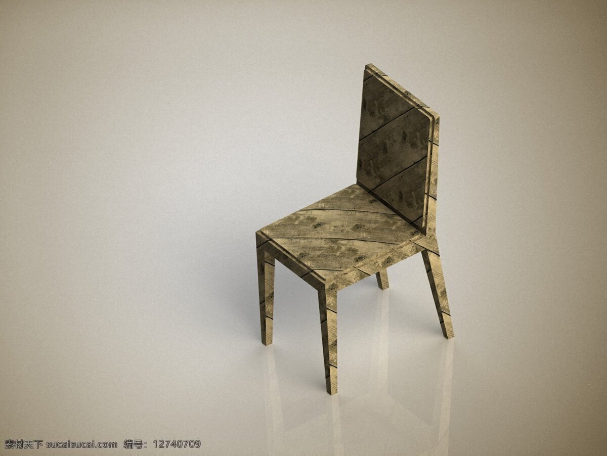 木房 椅子 家具 木制椅子 3d模型素材 家具模型