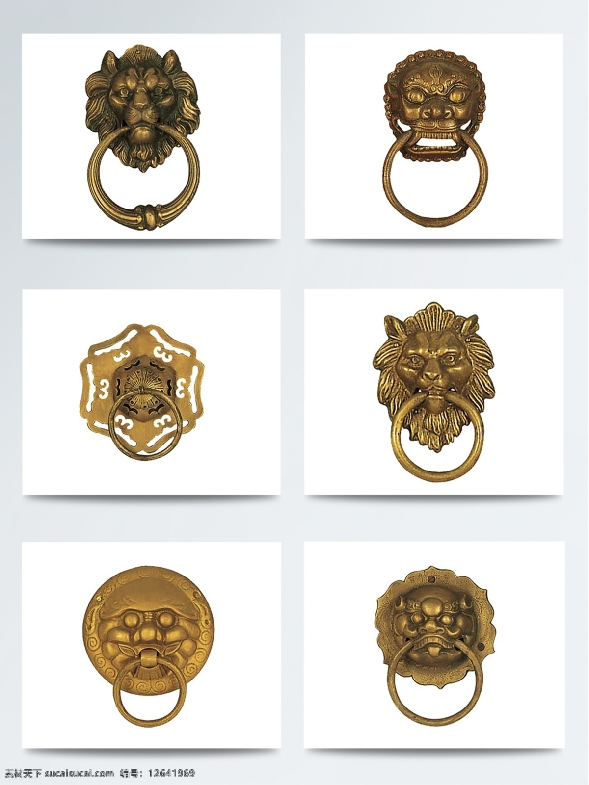 金 铜门 环 狮子 金色 psd素材 中国元素 传统 门环 金色门环 狮子门环 门环实物素材 装饰图案