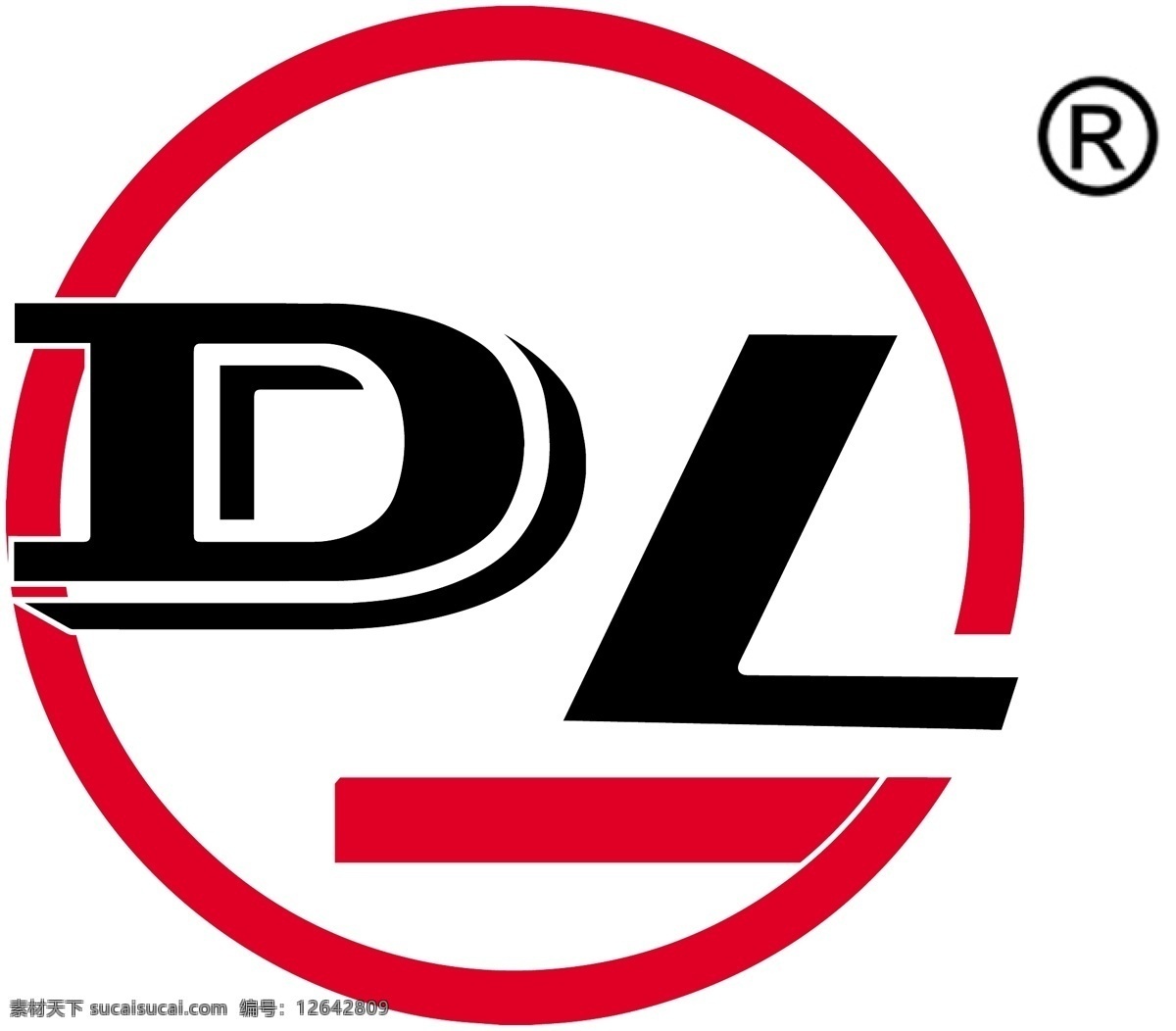 logo 鼎梁 商标设计 dlg 红色 黑色 标志图标 企业 标志