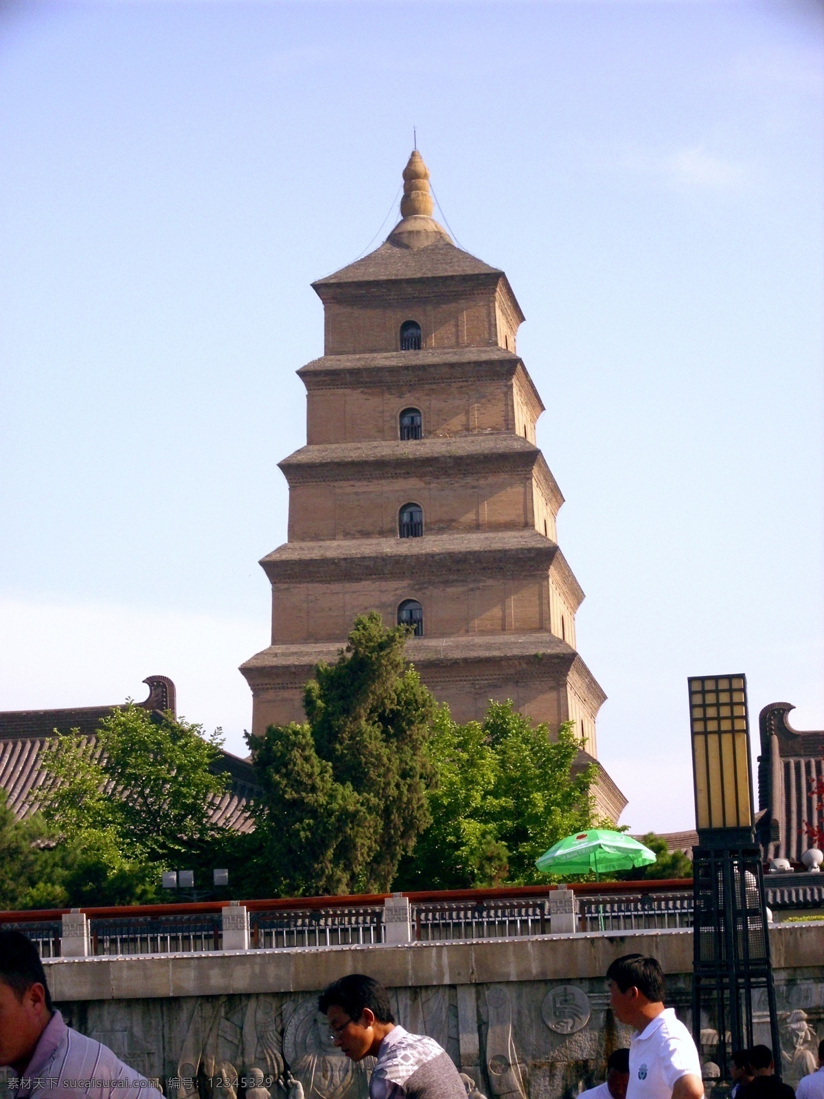 西安大雁塔 西安 大雁塔 西安名胜 风光 旅游 风景名胜 自然景观 白色