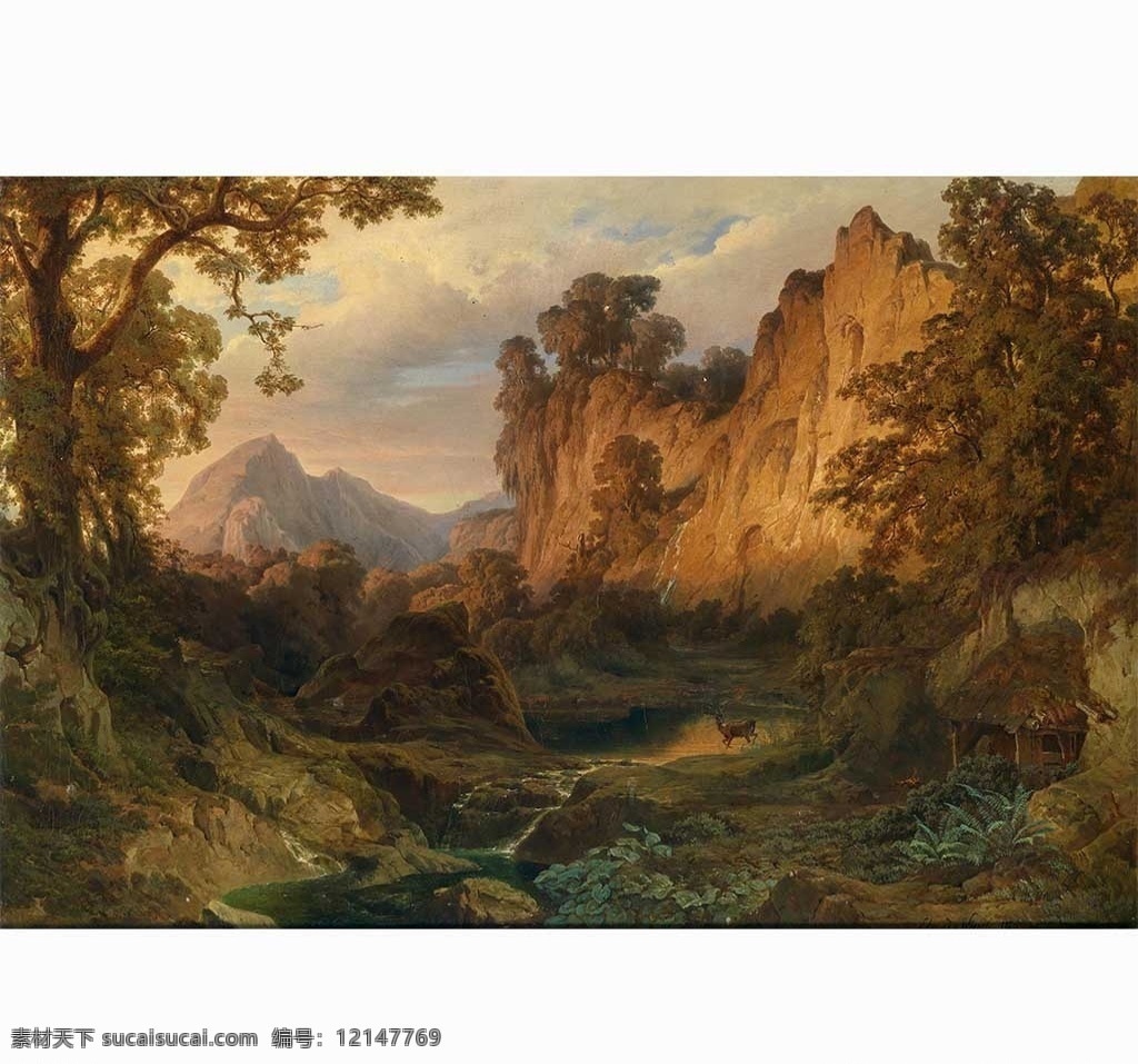 欧式油画 宫廷 风景 装饰画 海报 无框画 复古 抽象 荷兰 文化艺术 绘画书法