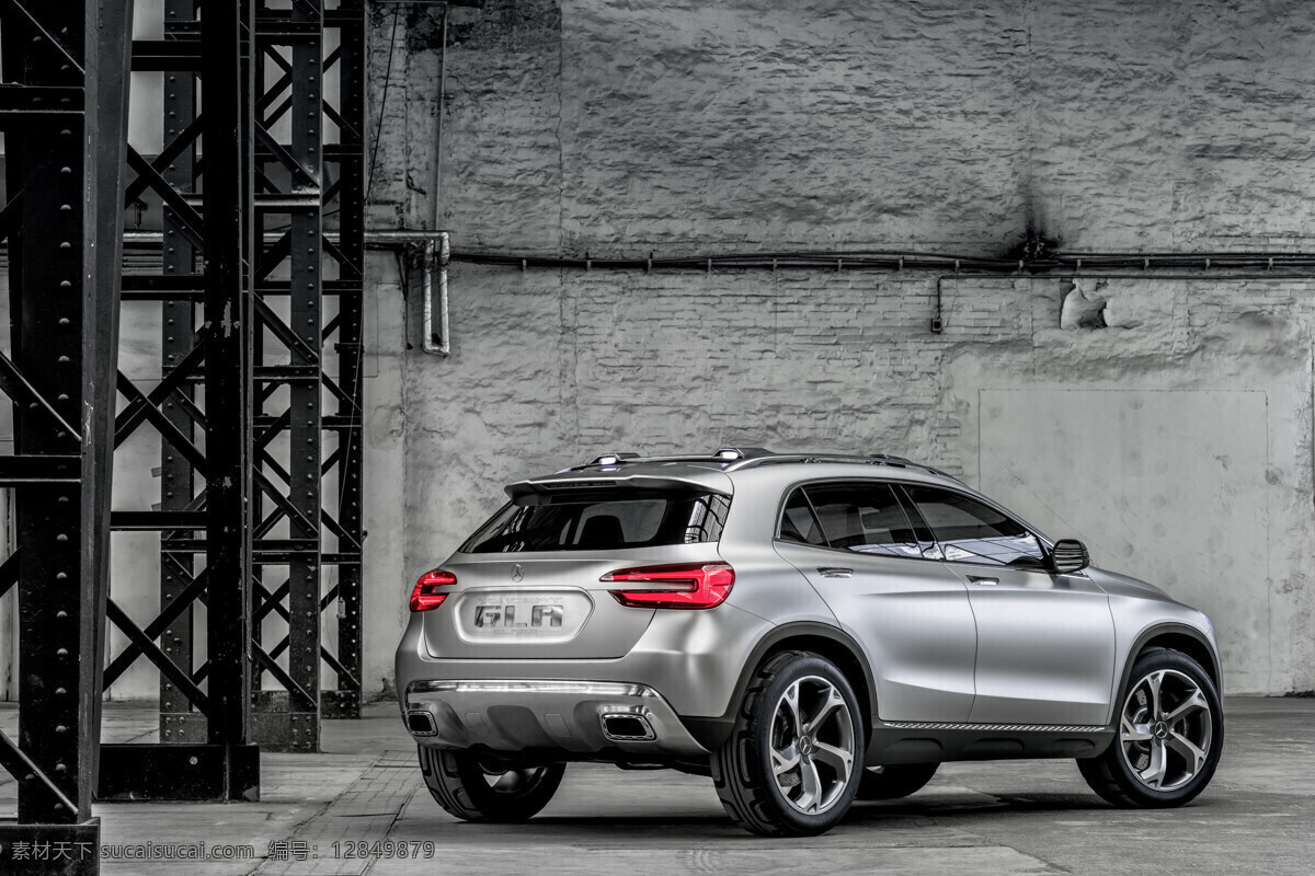 2013 suv 奔驰 概念车 公路 广告 豪车 交通工具 梅赛德斯奔驰 mercedes benz gla concept 越野车 豪华车 新款 写真 汽车 现代科技 psd源文件