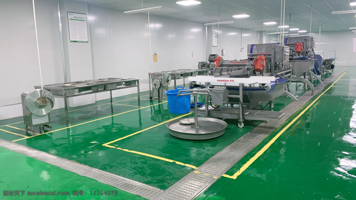 净菜流水线 净菜车间 中央厨房 净菜设备 加工中心 现代科技 工业生产