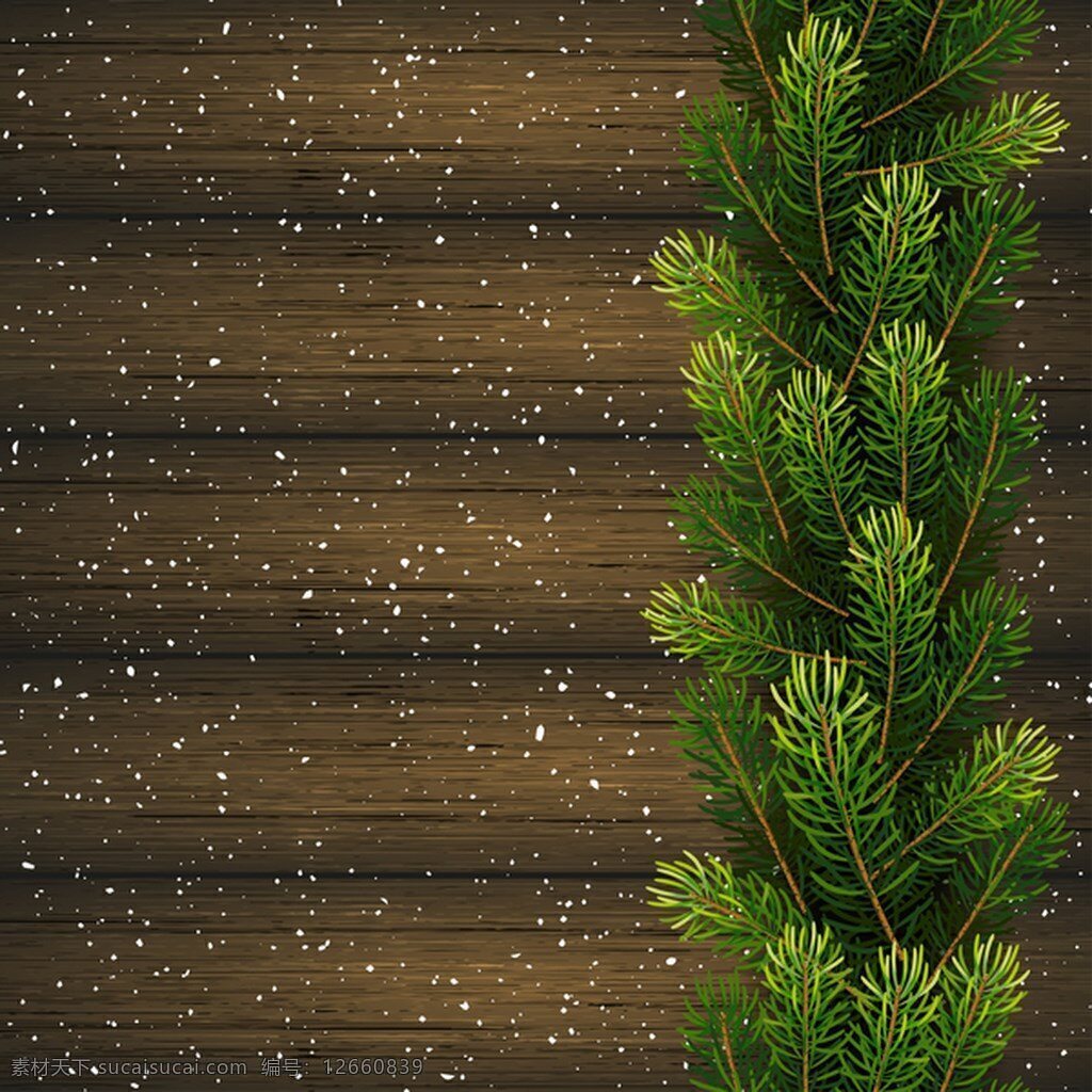 冷杉 枝 圣诞 木 背景 广告背景 绿色 木质背景 圣诞节