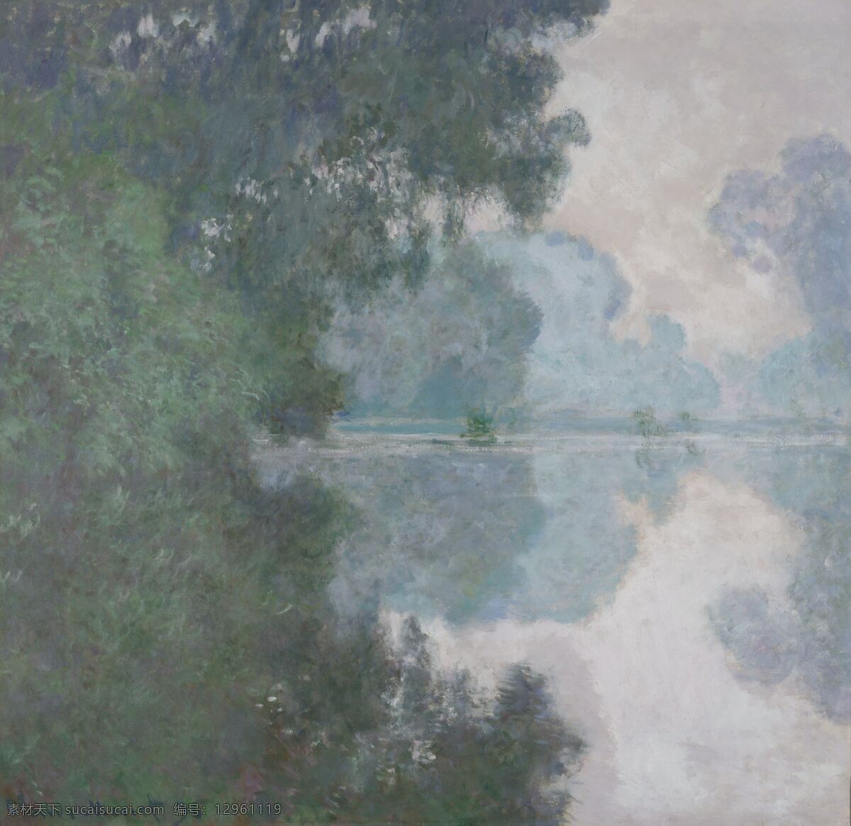 monet 风景 油画 装饰画 法国 画家 克劳德 giverny near seine the morning 莫 奈 oscar claude 印象派 风景画 静物 装饰素材