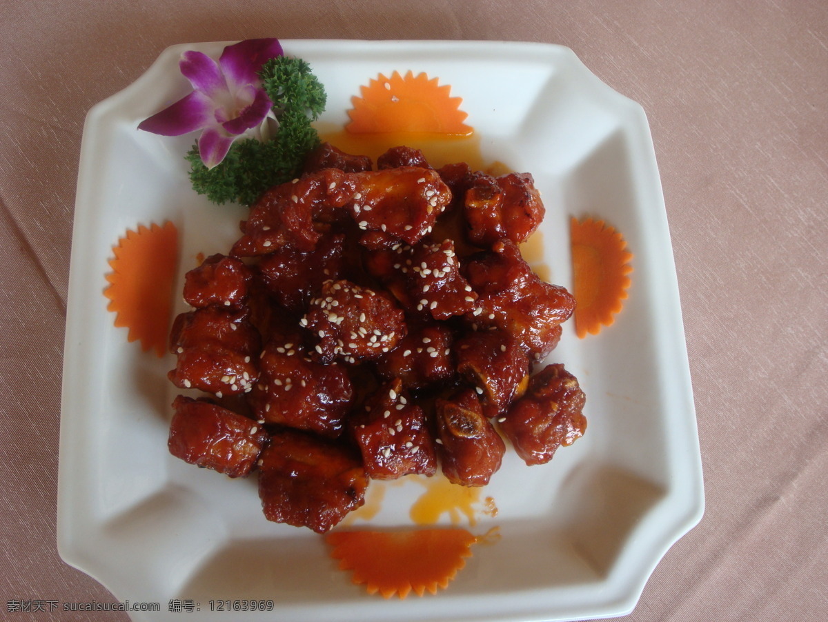 蜜汁骨 蜜汁排骨 蜜汁 排骨 酒楼美食 传统美食 餐饮美食