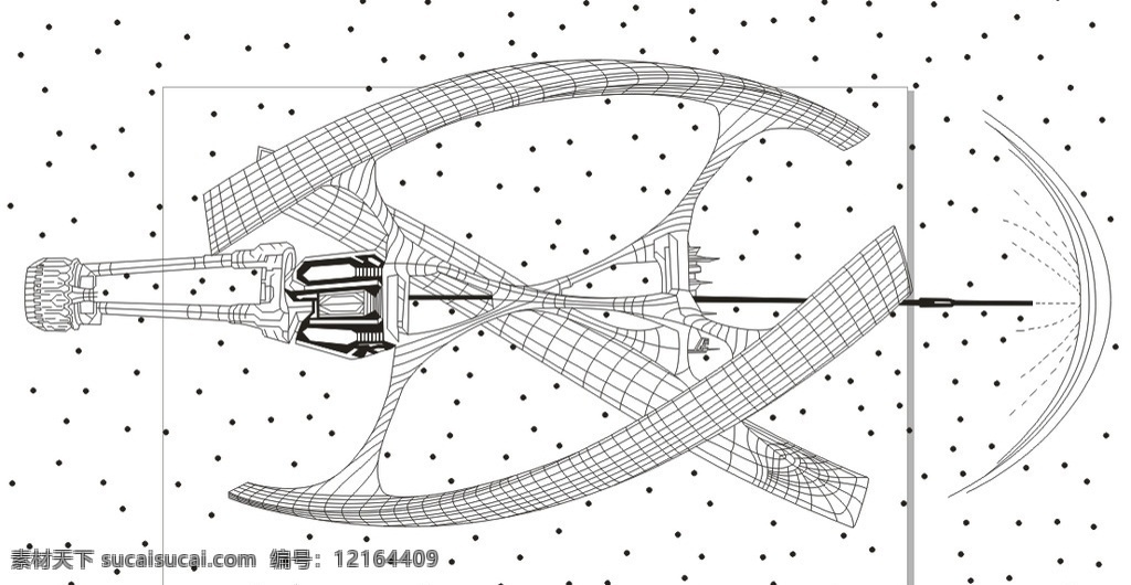 阿瓦隆号 太空旅客 阿瓦隆 宇宙飞船 星际飞船 飞船 3d线条画 动漫动画